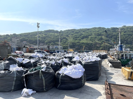 　馬祖地區各鄉島每年約有2千7百噸一般垃圾要運台處理。（圖／文：陳鵬雄）