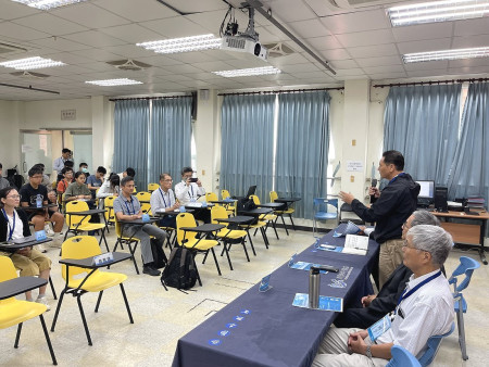 　國海院於海洋大學馬祖校區舉辦抽砂對馬祖海洋生態影響研討會，縣長王忠銘應邀分享經驗。（圖／文：陳鵬雄）