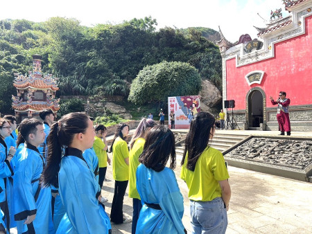 馬祖人成年禮,牛角做出幼。(圖與文:馮紹夫)
