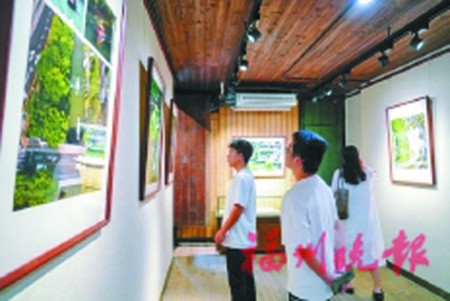 市民觀看展覽。記者包華攝