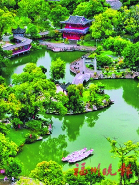南公園碼頭—瀛洲河碼頭航線。石磊磊攝