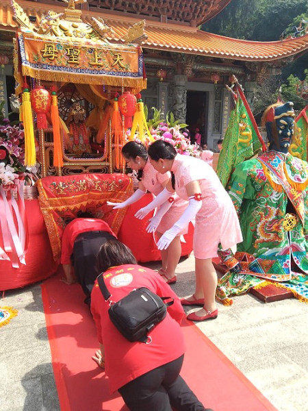 媽祖昇天祭,祭祀大典熱鬧登場。(圖與文:黃沛宣)