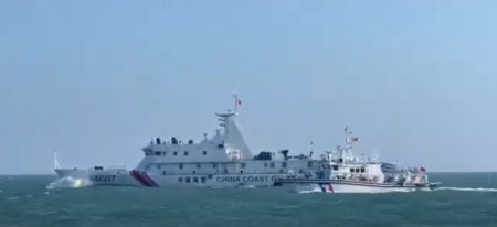 大陸執行聯合利劍-2024B聯合演習,海巡署第一時間掌握相關資訊,完成海上部署。(圖:海巡署金馬澎分署)