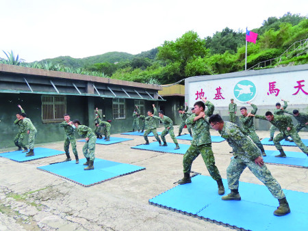 體能戰技鑑測。（圖：王銓詰）