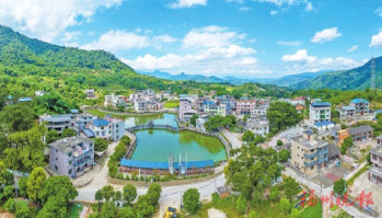風景優美的閩侯元格村。