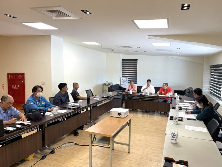 　交旅局21日召開南北竿機場轉降時海陸交通轉乘運輸協調會。（圖／文：陳鵬雄）