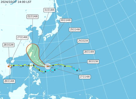 東北季風和颱風外圍環流影響,馬祖地區一連五天海象不佳。(圖:中央氣象署)