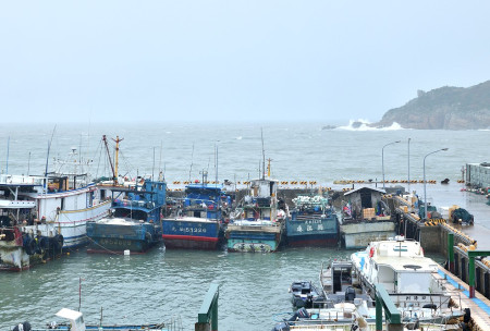 　康芮颱風侵台後北移，給馬祖各島帶來11月「回南」的罕見天氣變化。（圖／文：陳其敏）
