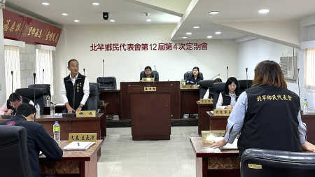 北竿鄉代會進行本會期第一天鄉政總質詢議程。(圖:北竿鄉代會)