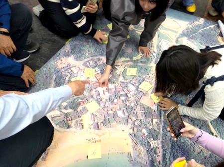 社造中心與中原大學地景建築系、西尾半島青年培力工作站合作,推動「島嶼散步—社區地圖」,本週日來馬游擊擺攤,歡迎共襄盛舉。(圖:社造中心)