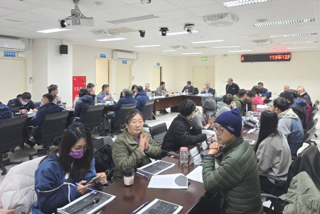 連江縣政府辦理災害應變中心功能分組講習訓練,秘書長張龍德到場勉勵。(圖:連江縣消防局)