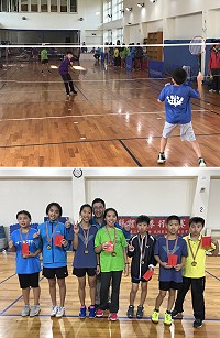 107年連江縣體育季羽球賽24日為國小組比賽,經過多輪精彩的比賽,終於產生前4名優勝者。(圖/文:吳嘉榮)