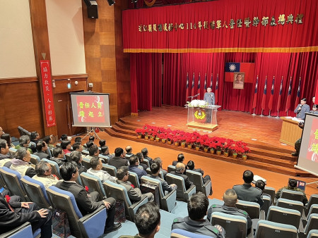 連江縣後備服務中心114年後備軍人晉任暨幹部表揚典禮,4日上午於馬祖民俗文物館舉行。(圖/文:馮紹夫)