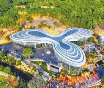 國內最大的蘭花主題展示溫室。