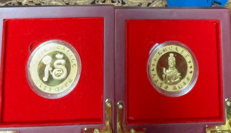 迎蛇年,送金幣!馬祖境天后宮將於1月28日(除夕)當晚舉行開宮門送金幣活動,每人限領一次,數量有限、發完為止。(圖:馬祖境天后宮)