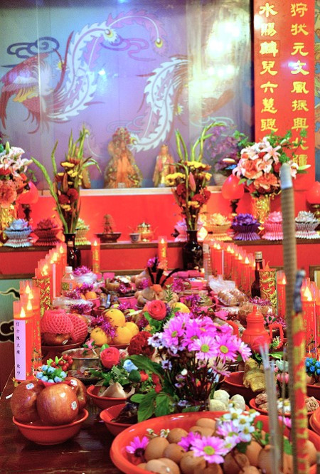 　東引鄉慶元宵迎神活動，正月十四為「臨水夫人」擺暝。（圖／文：陳其敏）