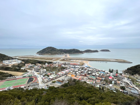 沙洲上的城堡。（圖與文：陳鵬雄）