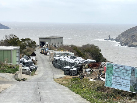 配合北竿機場擴建改善,環資局風山垃圾回收場遷移案今年正式啟動。(圖/文:陳鵬雄)