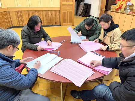 山隴境白馬尊王廟管理委員會利用今年食福完成第十七屆委員改選,共計當選委員27席、候補委員10席。(圖:山隴境白馬尊王廟管理委員會)