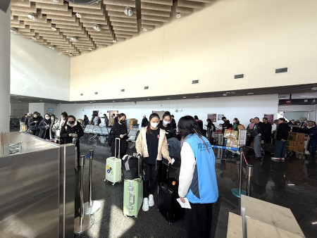 濃霧散去,3月1日小三通復航,大批民眾仍然搶著前往大陸旅遊,南北海運黃岐、琅岐都客滿。(圖:交旅局)