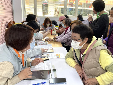　北市聯醫配合年度健檢為北竿鄉親額外提供多項醫檢服務。（圖／文：陳鵬雄）