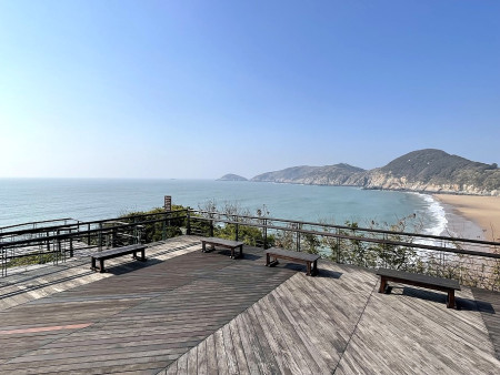 　北竿北海坑道入口景觀完成改善，預定4月重啟開放。（圖／文：陳鵬雄）