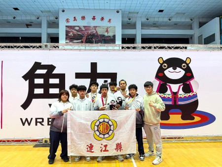 　114年原民運角力賽程結束，馬祖角力隊榮獲2金3銀1銅佳績。（圖：馬祖角力隊）