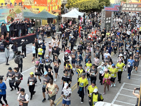 2025第9屆北竿硬地超級馬拉松22日火熱起跑。（圖／文：陳鵬雄）