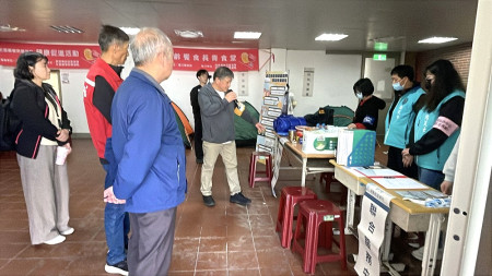 　莒光鄉27日辦理兵棋推演及雙避難處所同時開設演練，強化實戰應變與協作能力。（圖／文：宋幸儒）