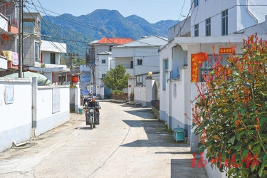 杭山村內乾淨整潔。