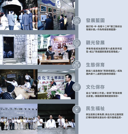 劉立羣回顧展/施政願景。(圖:文化處)