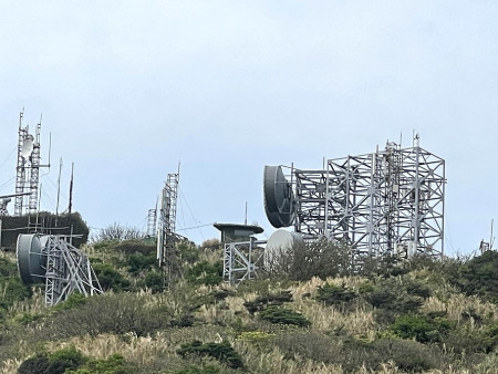 　中華電信北竿壁山微波基地台持續進行容量擴充。（圖／文：陳鵬雄）