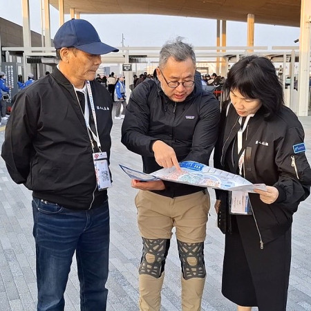 縣長王忠銘受邀參加2025年日本大阪世界博覽會,並邀請全球朋友參加9月份的馬祖國際藝術島。(圖:縣府)