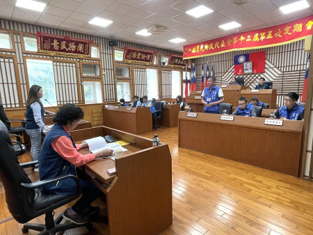 莒光鄉民代表會第12屆第5次定期大會7日進行第一天鄉政總質詢。(圖/文:宋幸儒)