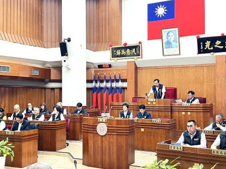 連江縣議會第8屆第5次臨時會7日圓滿閉會。(圖/文:馮紹夫)