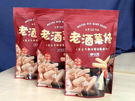 「馬祖老酒薯條」獲選台灣電子科技大廠為端節贈禮。(圖:縣府產發處)