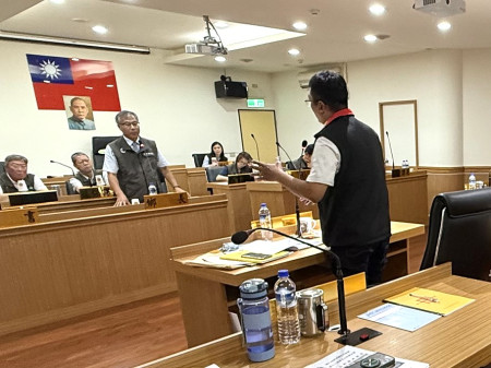 南竿鄉代表會第12屆第5次定期大會,23日進行鄉長及各課施政報告。(圖/文:王致潔)