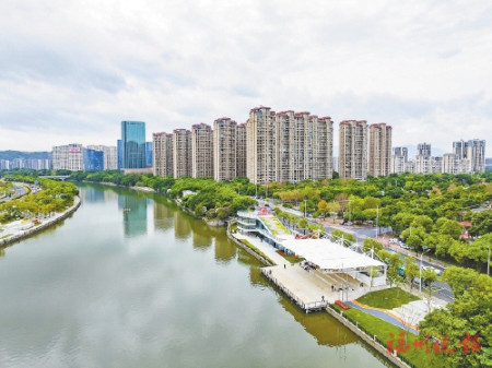 福州龍舟主題樂園位於風景優美的浦下河畔。