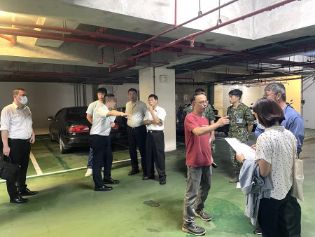 　針對防空演習先期輔訪，各單位做好萬全準備，亦請民眾屆時配合，馬祖高中地下室屆時為演習避難場地。（圖／文：江奉軒）