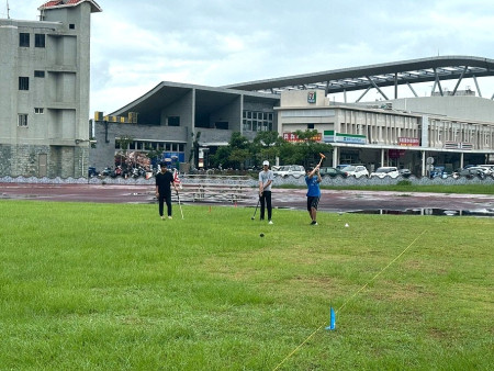 114年連江縣體育季主委盃木球錦標賽14日在福澳運動場舉行。(圖:木球委員會)