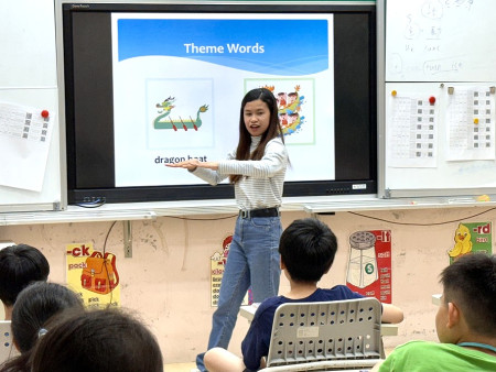 來自菲律賓的蘿絲,是仁愛國小和中正國中小的外師。(圖/文:王致潔)