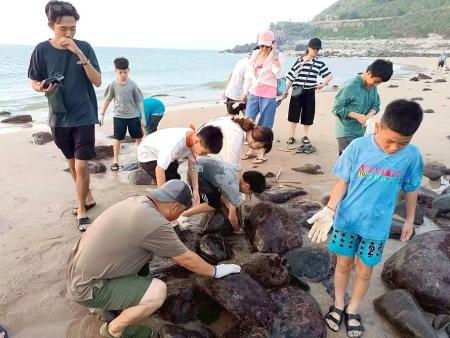 救國團暑期營隊西莒玩生態、了解在地文化及戰地風情,體驗不一樣的生活,留下人生中難得的回憶。(圖/文:宋幸儒)