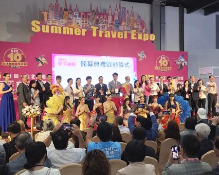 台北國際夏季旅展開跑！「馬祖主題館」展示全方位的觀光實力。（圖：縣府）