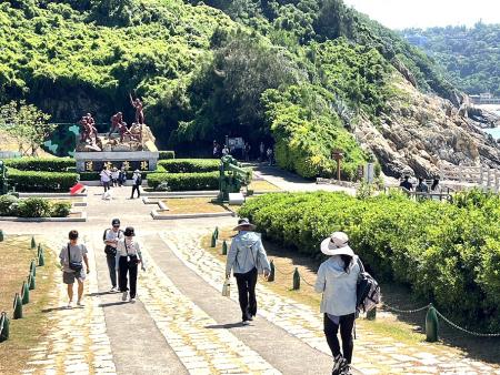 馬祖國旅市場逆風成長,機場上半年載客數較同期增加3萬多人次。(圖/文:馮紹夫)