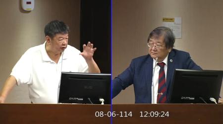 立委陳雪生6日針對縣立醫院升格與鄉親醫療權益等議題質詢衛福部長邱泰源。（圖：立委陳雪生辦公室）