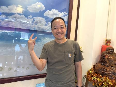 北竿旅台鄉親、旭輝針織總經理，同時也是中壢北區扶輪社長劉宜俤近年持續回饋馬祖，他表示，希望透過自己力量，媒合更多資源進入馬祖，讓家鄉變得更好、更有溫度。（圖／文：王致潔）