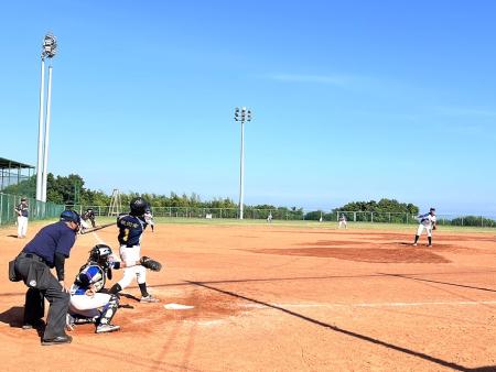馬祖高中2025新南向國際體育競技邀請賽22日開打,籃球、棒球首先登場,今天下午於校內舉辦比賽開幕式。(圖/文:馮紹夫)