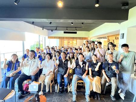 中華開發資本地方創生志工團來到馬祖與地區創生團隊交流。（圖／文：馮紹夫）