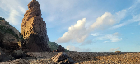 推廣生態永續，北竿螺山×孔子像淨山淨海行動邀您同行。（圖／文：鄭禮頤）