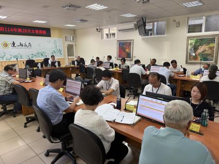 連江縣政府召開114年第28次主管週報。（圖／文：王致潔）